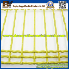 Durable Decoration PVC Coated Crimped Wire Mesh